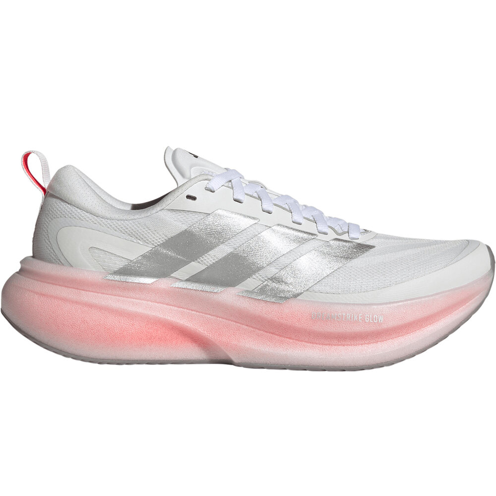 adidas zapatilla running mujer SUPERNOVA GLIDE BLANCO lateral exterior