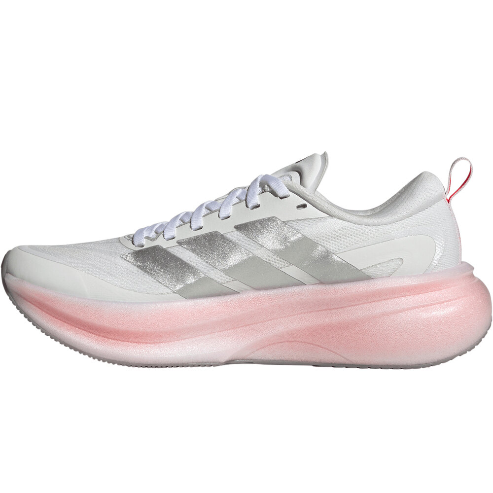 adidas zapatilla running mujer SUPERNOVA GLIDE BLANCO puntera