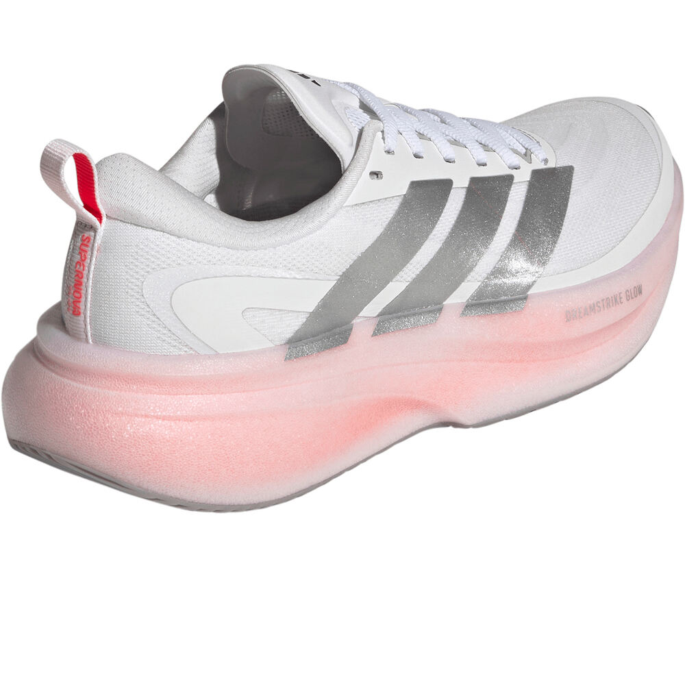 adidas zapatilla running mujer SUPERNOVA GLIDE BLANCO vista trasera