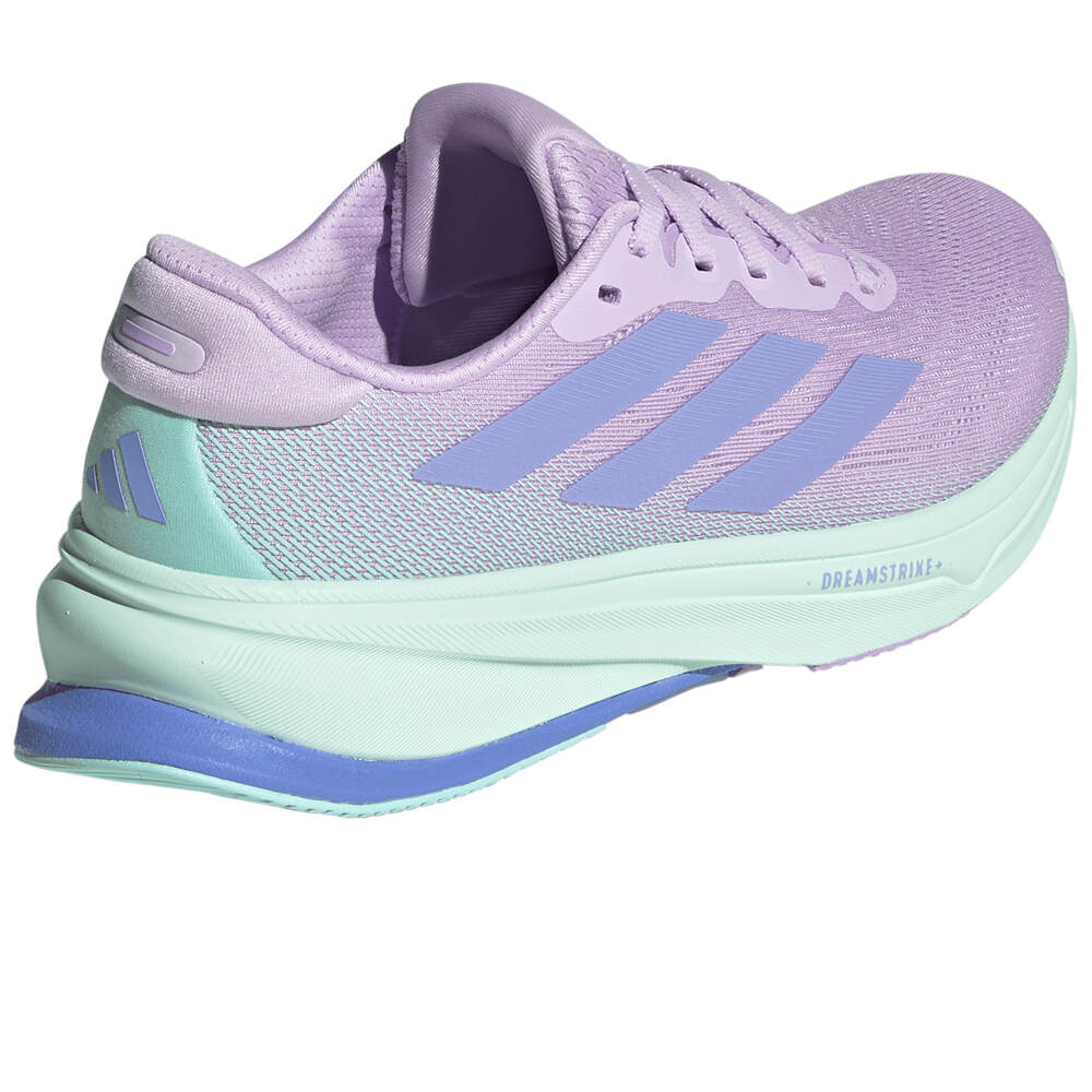 adidas zapatilla running mujer SUPERNOVA RISE 2 ROSA vista trasera