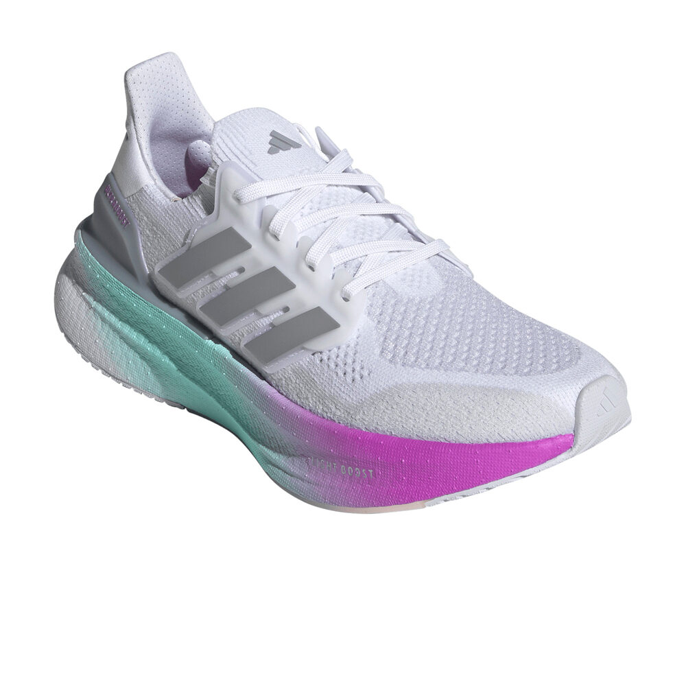 adidas zapatilla running mujer ULTRABOOST 5 BLANCO lateral interior