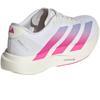 adidas zapatilla running mujer W Adizero EVO SL WOVEN BLANCO vista trasera
