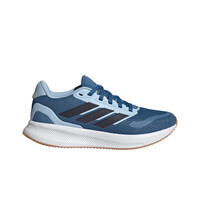 adidas zapatilla running niño RUNFALCON 5 AZUL vista frontal