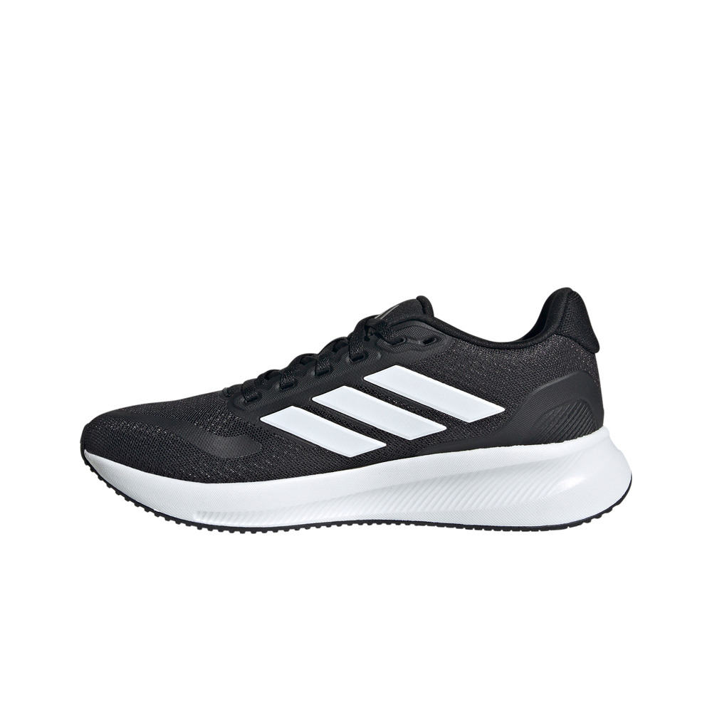 adidas zapatilla running niño RUNFALCON 5 NEGRO vista detalle