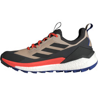 adidas zapatilla trekking hombre TERREX FREE HIKER 2 LOW GORE-TEX MARRON puntera