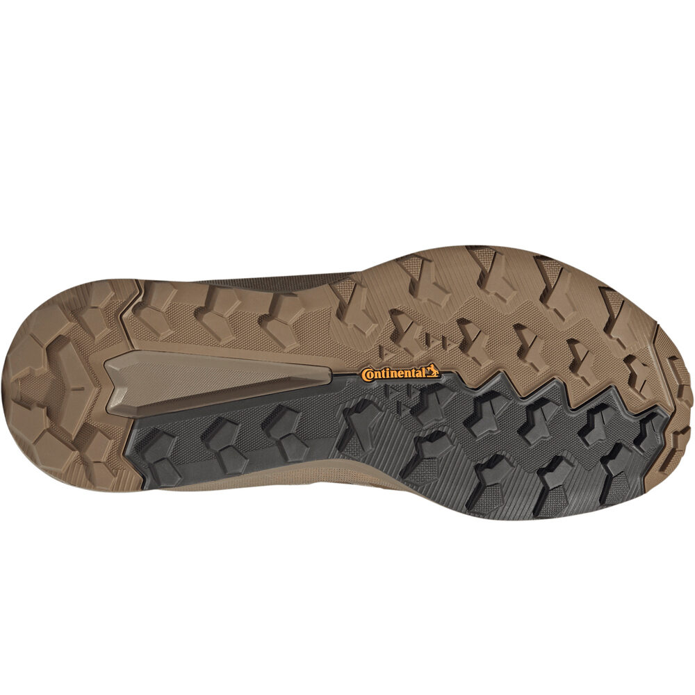 adidas zapatilla trekking hombre TERREX FREE HIKER 3 LOW MARRON vista superior