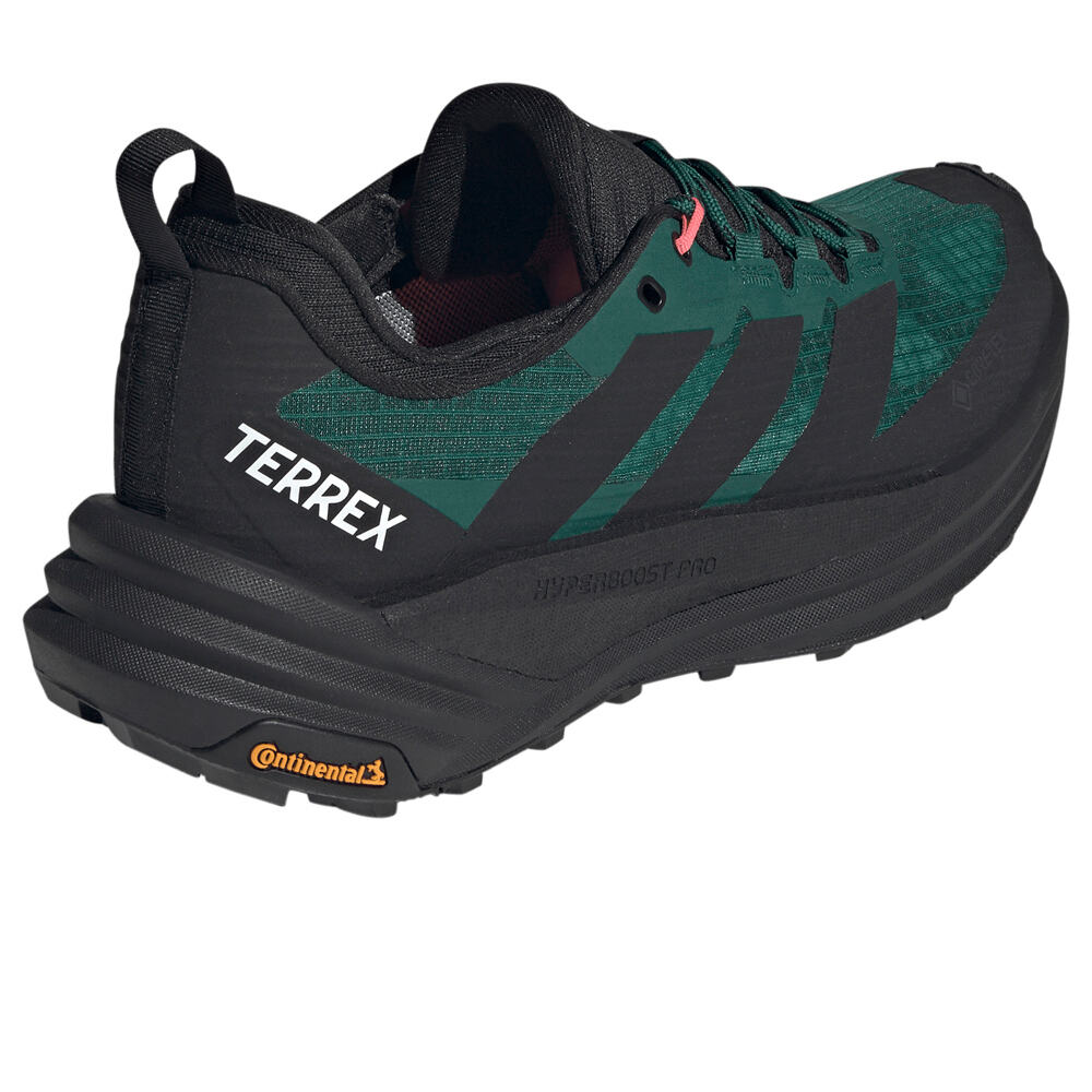 adidas zapatilla trekking hombre TERREX FREE HIKER 3 LOW VERDE vista trasera