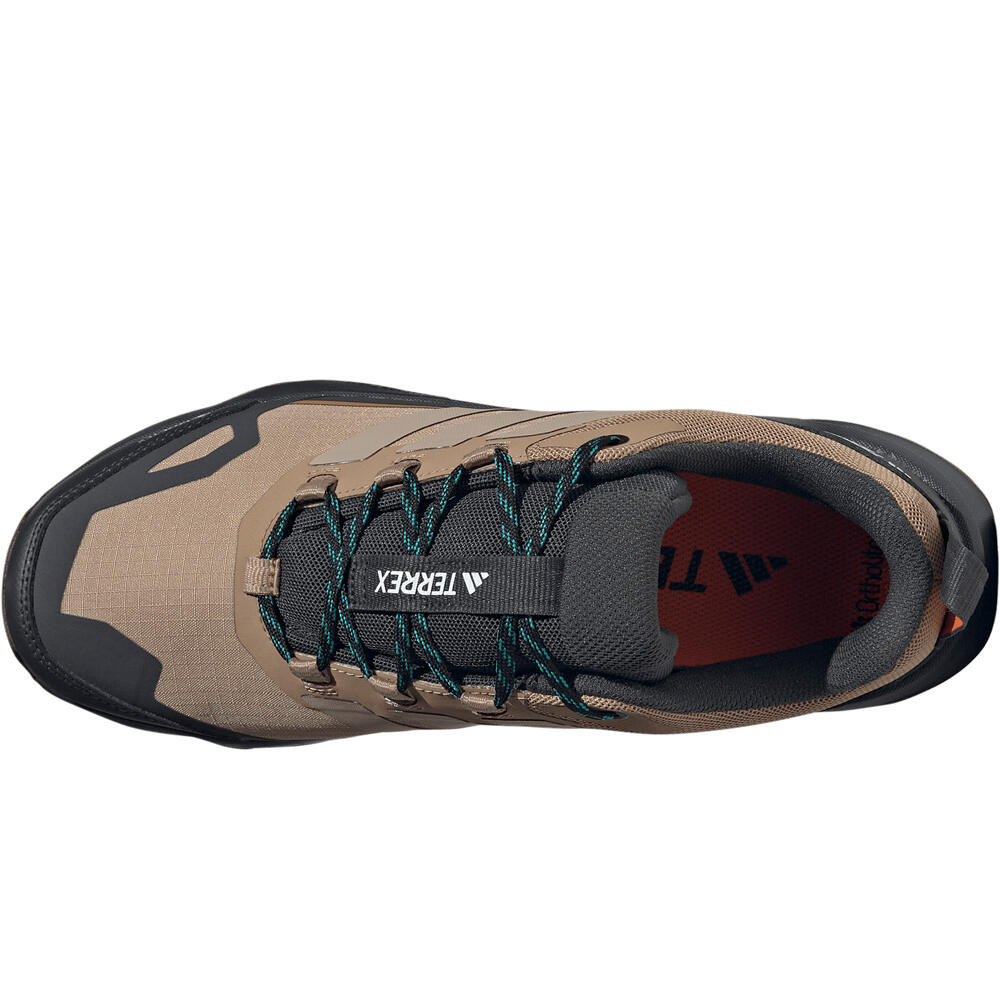 adidas zapatilla trekking hombre TERREX SKYCHASER AX5 GORE-TEX MARRON vista superior