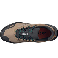 adidas zapatilla trekking hombre TERREX SKYCHASER AX5 GORE-TEX MARRON vista superior