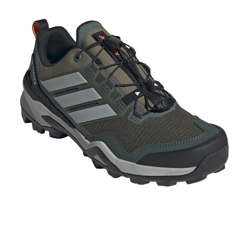 adidas zapatilla trekking hombre TERREX SKYCHASER VERDE lateral interior