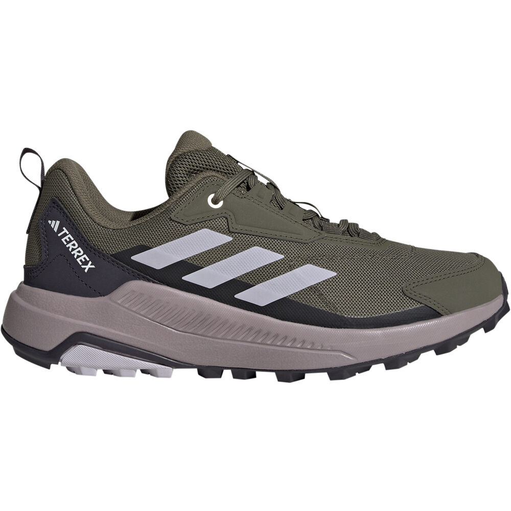 adidas zapatilla trekking mujer TERREX ANYLANDER GRIS lateral exterior
