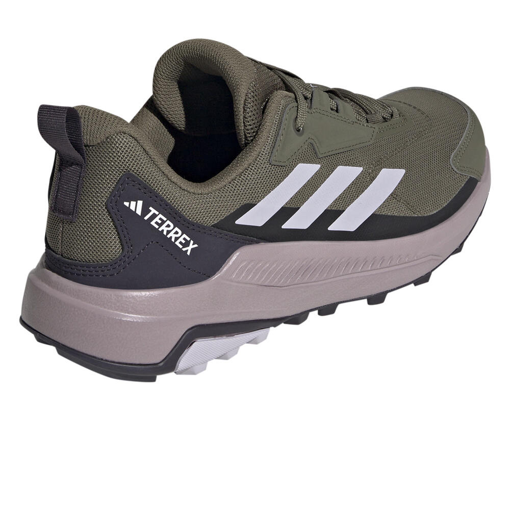 adidas zapatilla trekking mujer TERREX ANYLANDER GRIS vista trasera