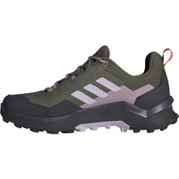 adidas zapatilla trekking mujer TERREX AX4 GORE-TEX VERDE puntera