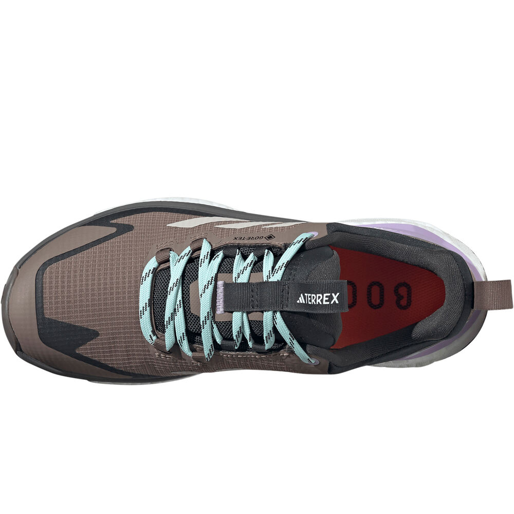adidas zapatilla trekking mujer TERREX FREE HIKER 2 LOW GORE-TEX MARRON 05