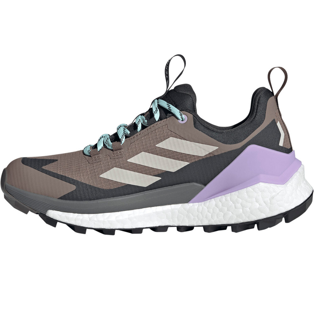 adidas zapatilla trekking mujer TERREX FREE HIKER 2 LOW GORE-TEX MARRON puntera