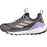 adidas zapatilla trekking mujer TERREX FREE HIKER 2 LOW GORE-TEX MARRON puntera