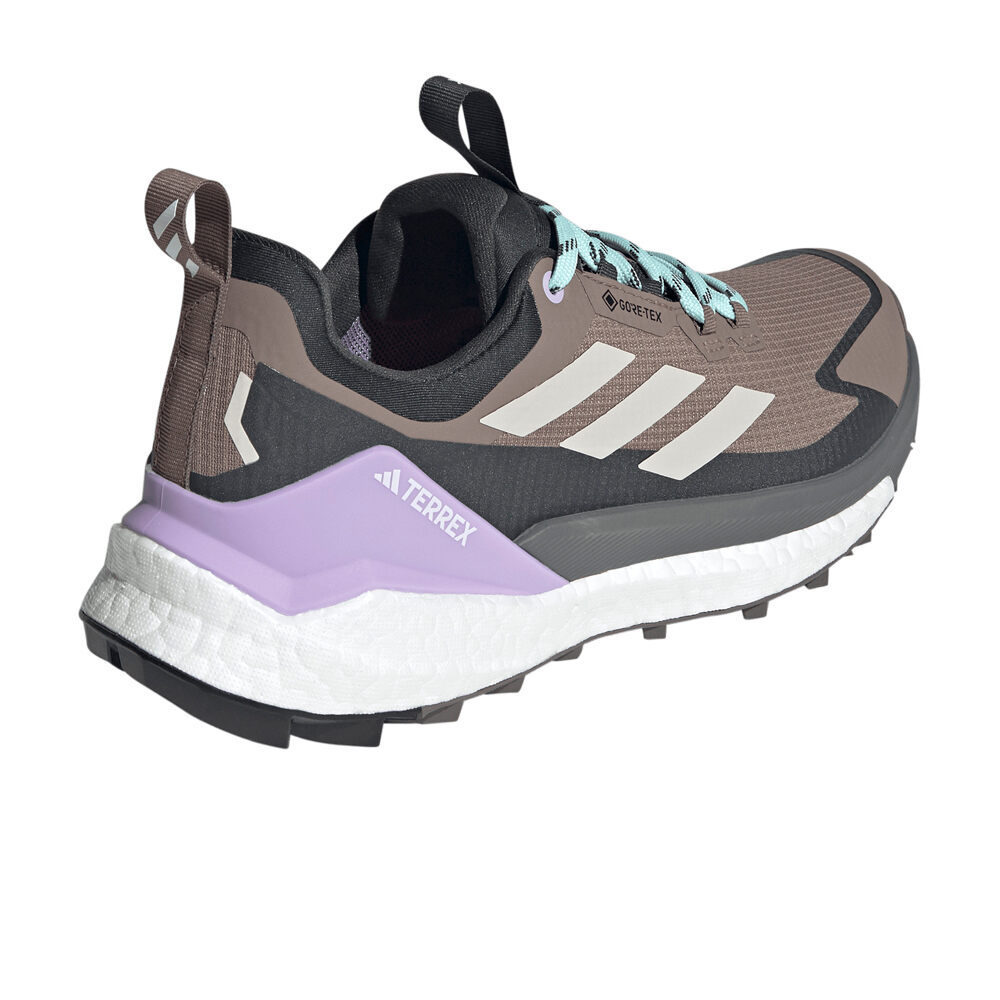 adidas zapatilla trekking mujer TERREX FREE HIKER 2 LOW GORE-TEX MARRON vista trasera