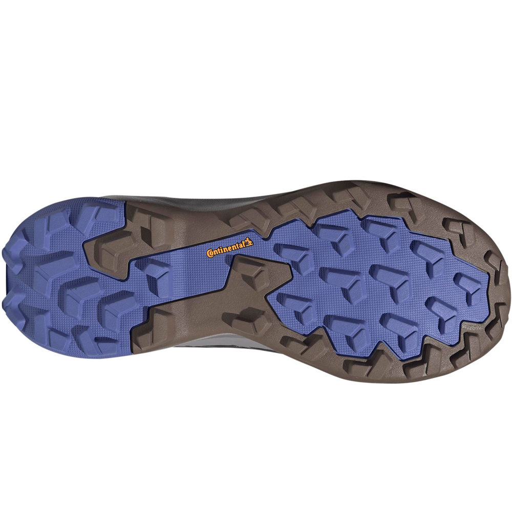 adidas zapatilla trekking mujer TERREX SKYCHASER AX5 GORE-TEX W AZUL vista superior