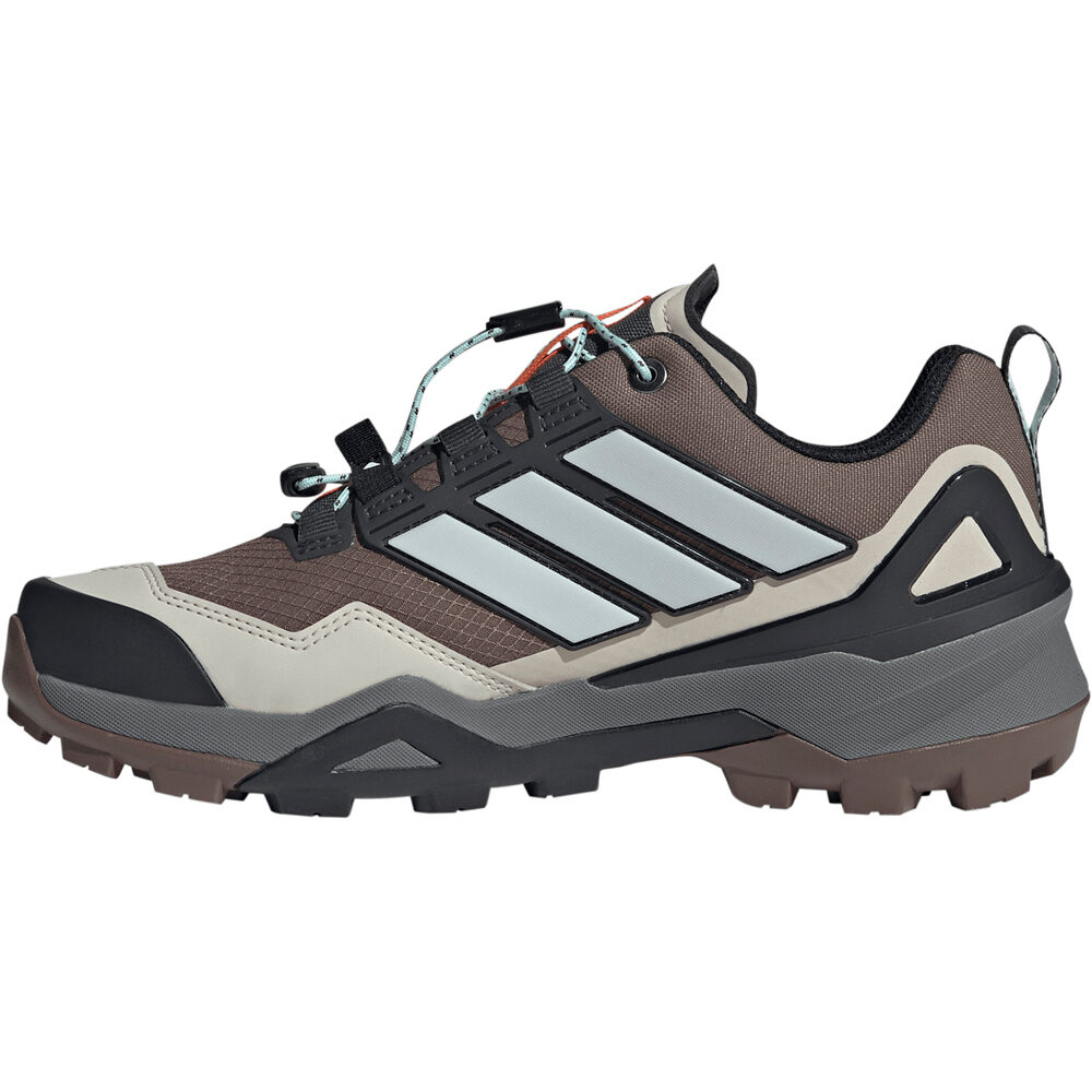 adidas zapatilla trekking mujer TERREX SKYCHASER GORE-TEX GRIS puntera