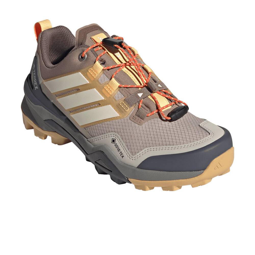 adidas zapatilla trekking mujer TERREX SKYCHASER GORE-TEX MARRON lateral interior