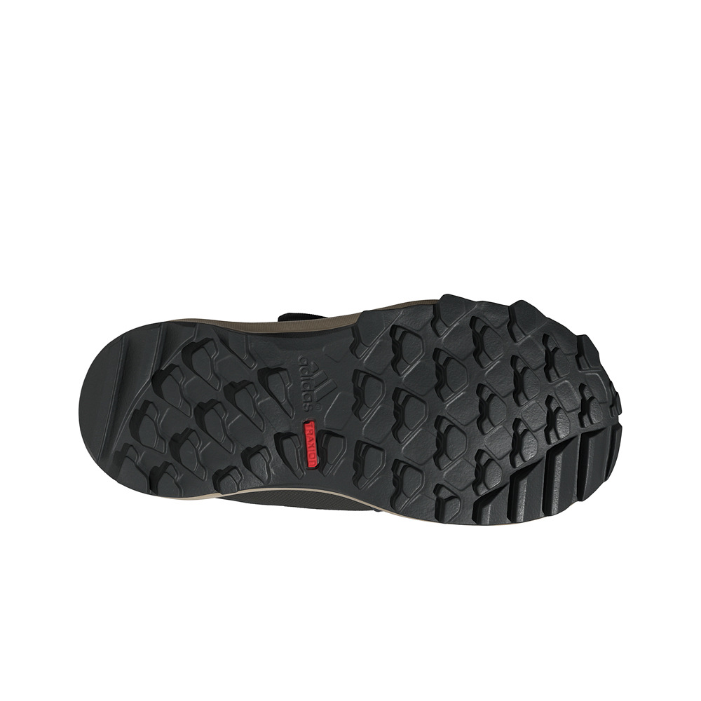 adidas zapatilla trekking niño TERREX AGRAVIC BOA R.RDY VERDE vista superior