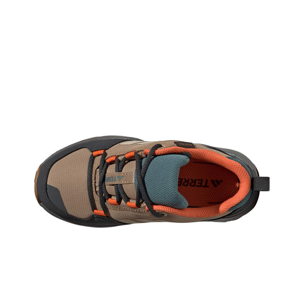 adidas zapatilla trekking niño TERREX AX4R RAIN.RDY MARRON 05
