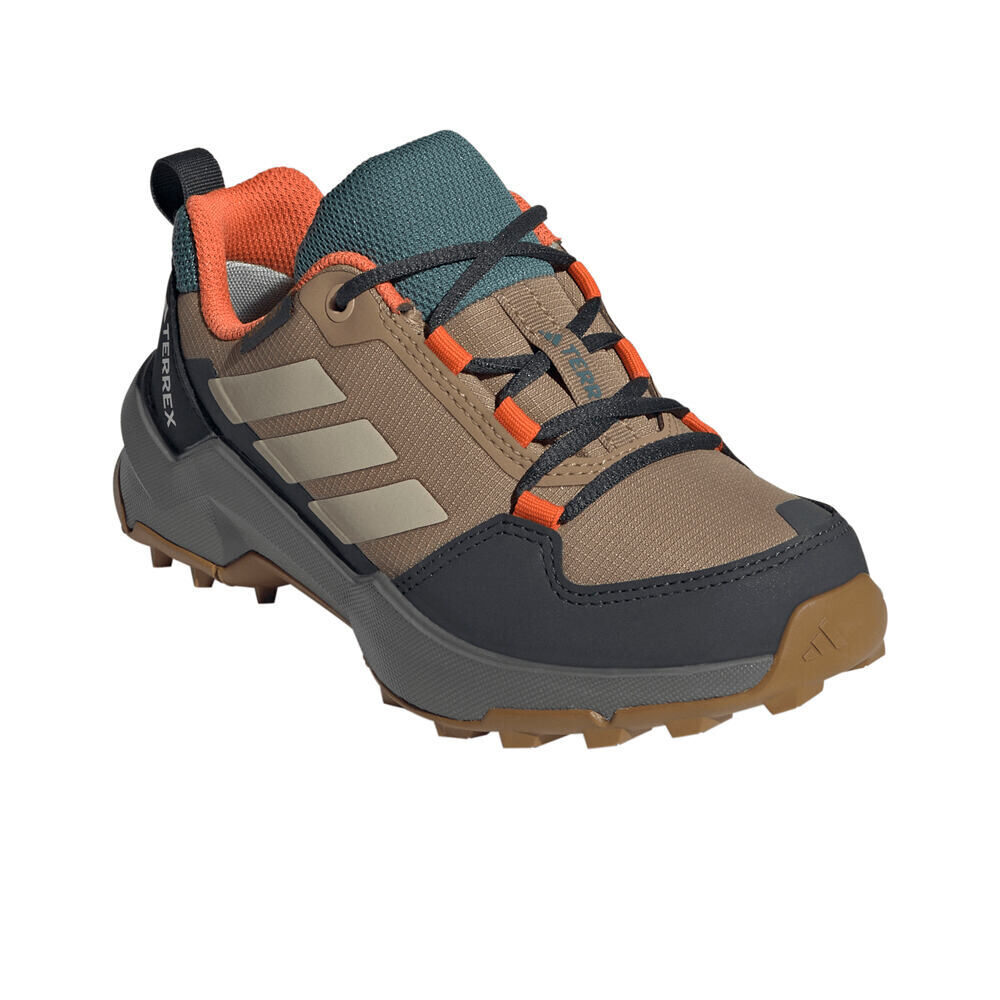 adidas zapatilla trekking niño TERREX AX4R RAIN.RDY MARRON lateral interior