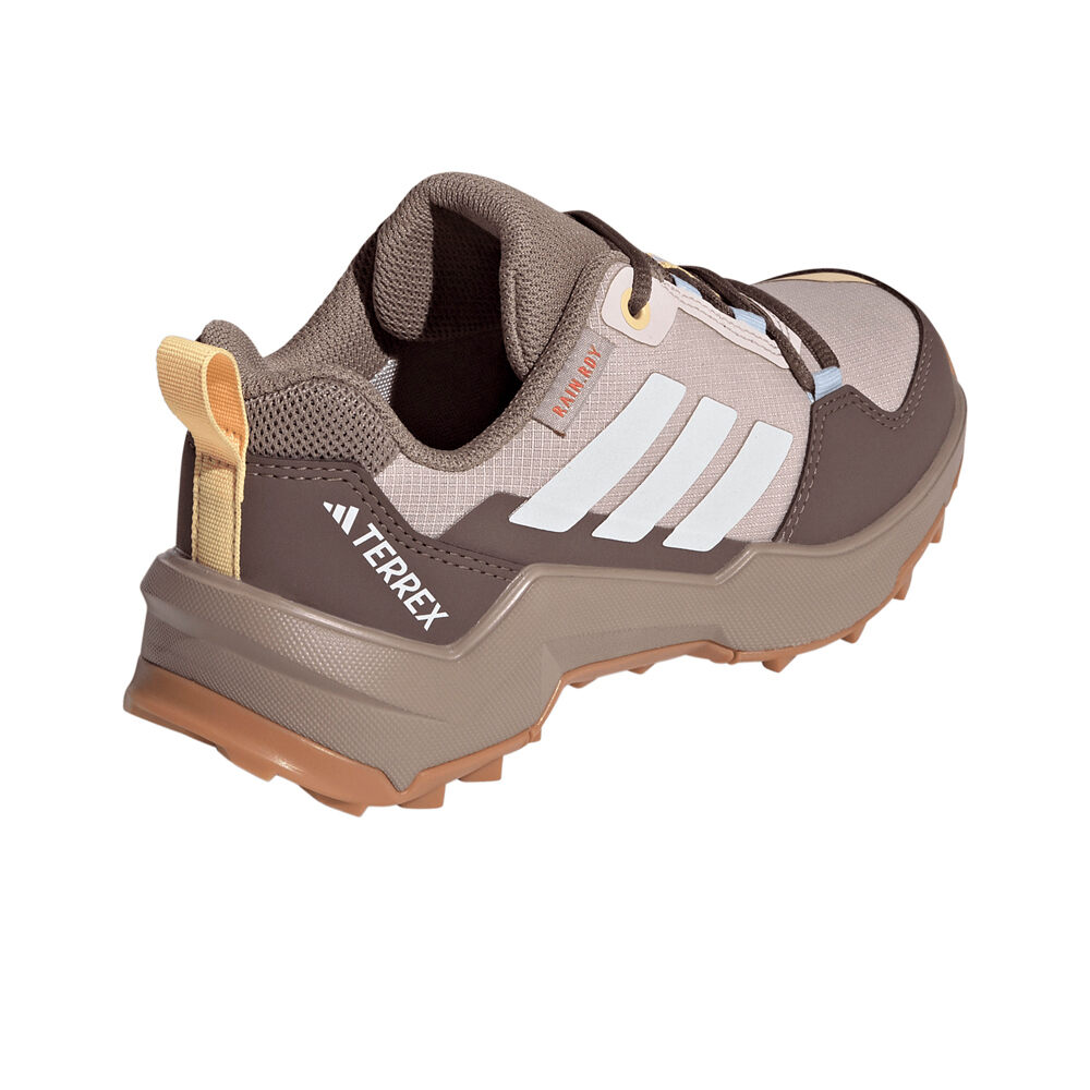 adidas zapatilla trekking niño TERREX AX4R RAIN.RDY ROSA vista trasera