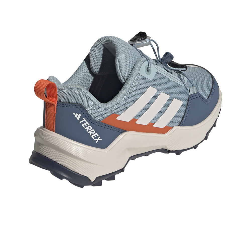 adidas zapatilla trekking niño TERREX AX4S SL NARANJA vista trasera
