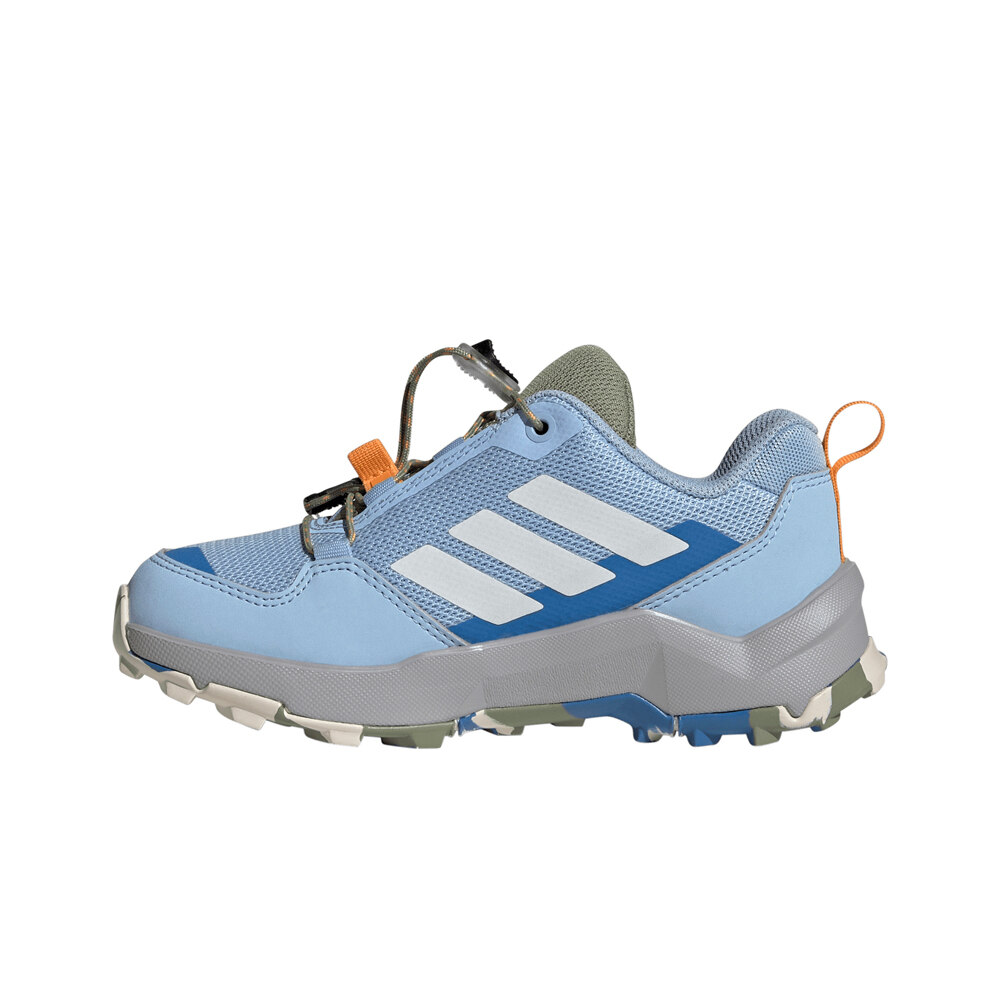adidas zapatilla trekking niño TERREX AX4S SPEED LACING AZUL puntera