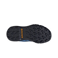 adidas zapatilla trekking niño TERREX GORE-TEX AZUL vista superior