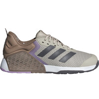 adidas zapatillas fitness mujer DROPSET 3 TRAINER GRIS lateral exterior