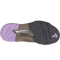 adidas zapatillas fitness mujer DROPSET 3 TRAINER GRIS vista superior
