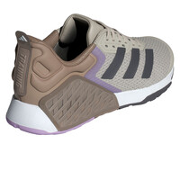adidas zapatillas fitness mujer DROPSET 3 TRAINER GRIS vista trasera