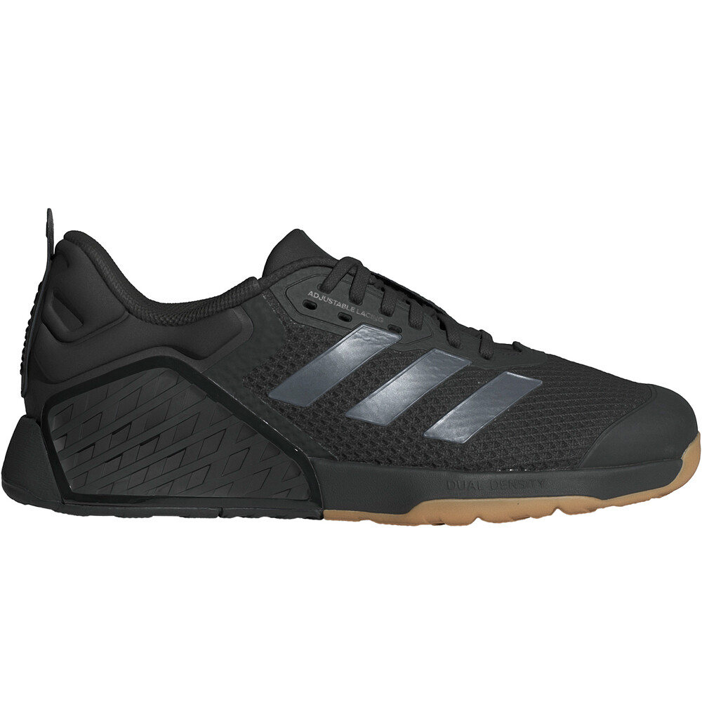 adidas zapatillas fitness mujer DROPSET 3 TRAINER NEGRO lateral exterior