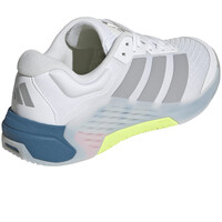 adidas zapatillas fitness mujer DROPSET 4 POWER TRAINER BLANCO vista trasera