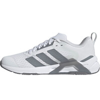 adidas zapatillas fitness mujer DROPSET CONTROL BLANCO puntera