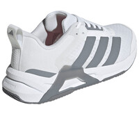 adidas zapatillas fitness mujer DROPSET CONTROL BLANCO vista trasera