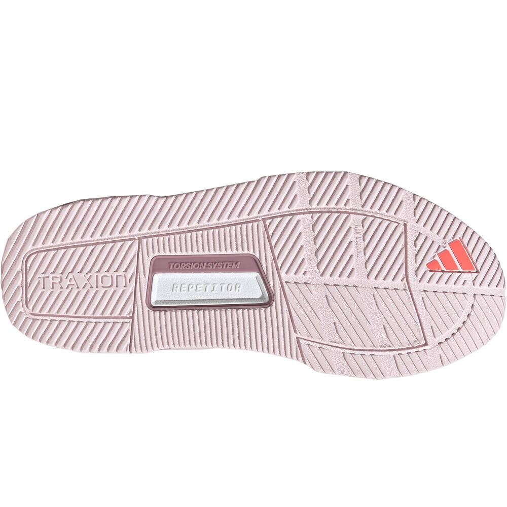 adidas zapatillas fitness mujer DROPSET CONTROL MARRON vista superior
