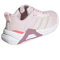 adidas zapatillas fitness mujer DROPSET CONTROL MARRON vista trasera