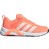 adidas zapatillas fitness mujer DROPSET CONTROL NARANJA lateral exterior