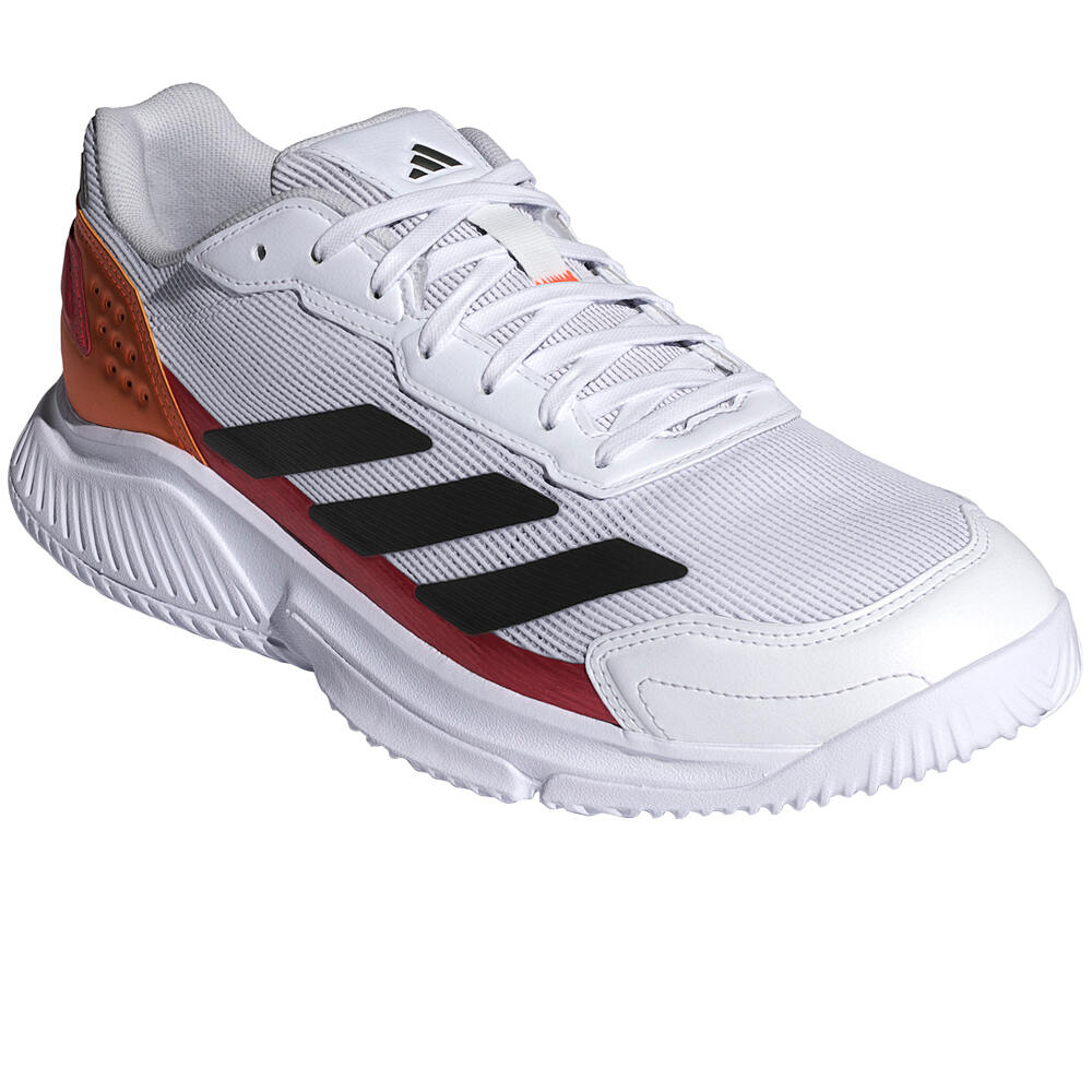 adidas Zapatillas Padel Hombre COURTQUICK PADEL BLANCO lateral interior