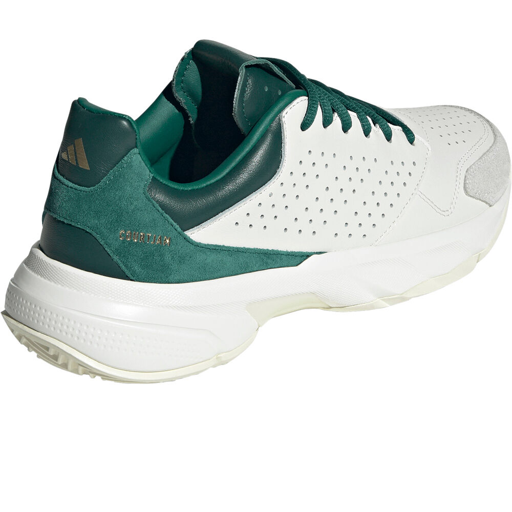adidas Zapatillas Tenis Hombre COURTJAM CONTROL 3 PREMIUM BLANCO vista trasera