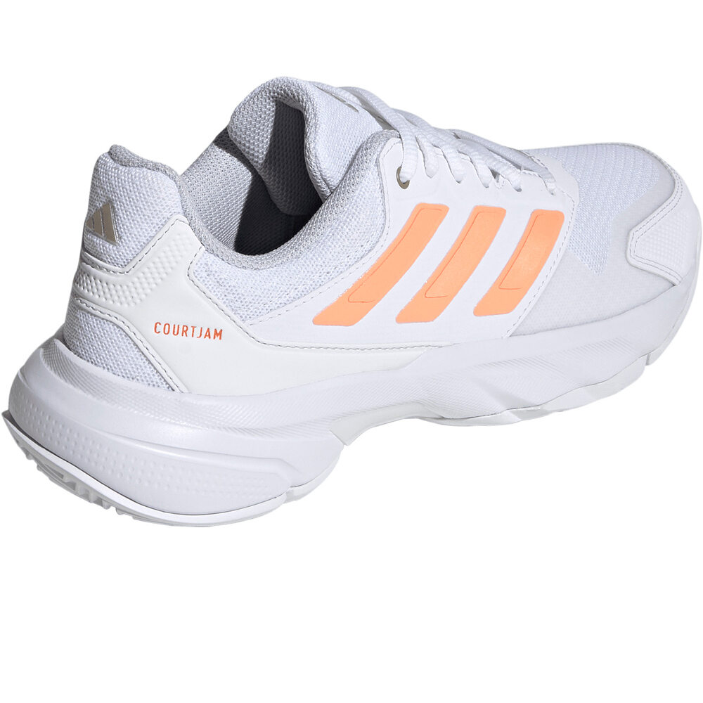 adidas Zapatillas Tenis Mujer COURTJAM CONTROL 3 BLANCO vista trasera