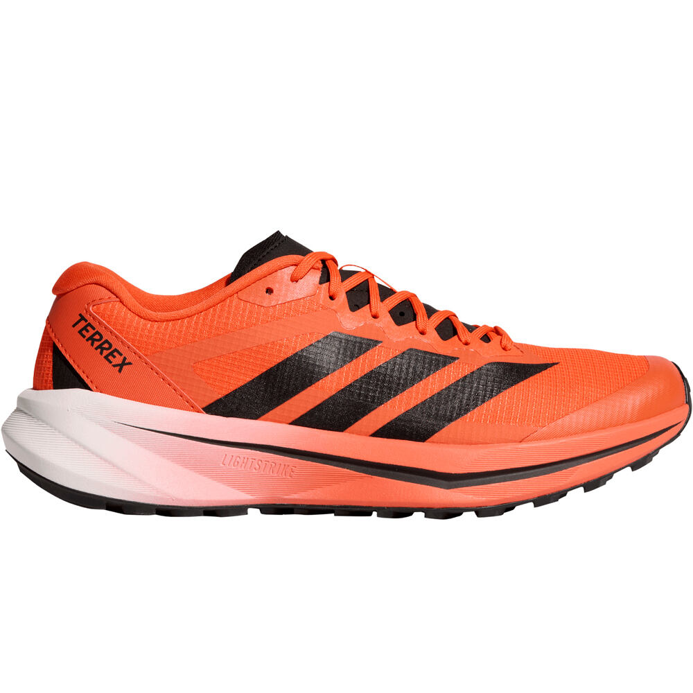adidas zapatillas trail hombre TERREX AGRAVIC LITE NARANJA lateral exterior