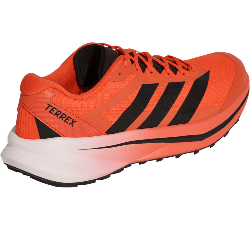 adidas zapatillas trail hombre TERREX AGRAVIC LITE NARANJA vista trasera