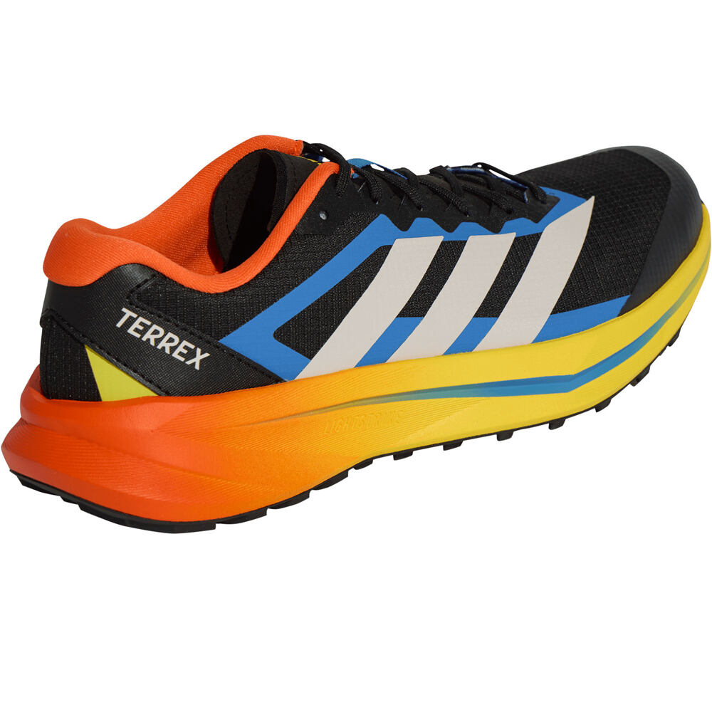 adidas zapatillas trail hombre TERREX AGRAVIC LITE NEGRO vista trasera
