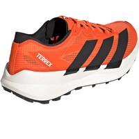 adidas zapatillas trail hombre TERREX AGRAVIC SPEED 2 NARANJA vista trasera