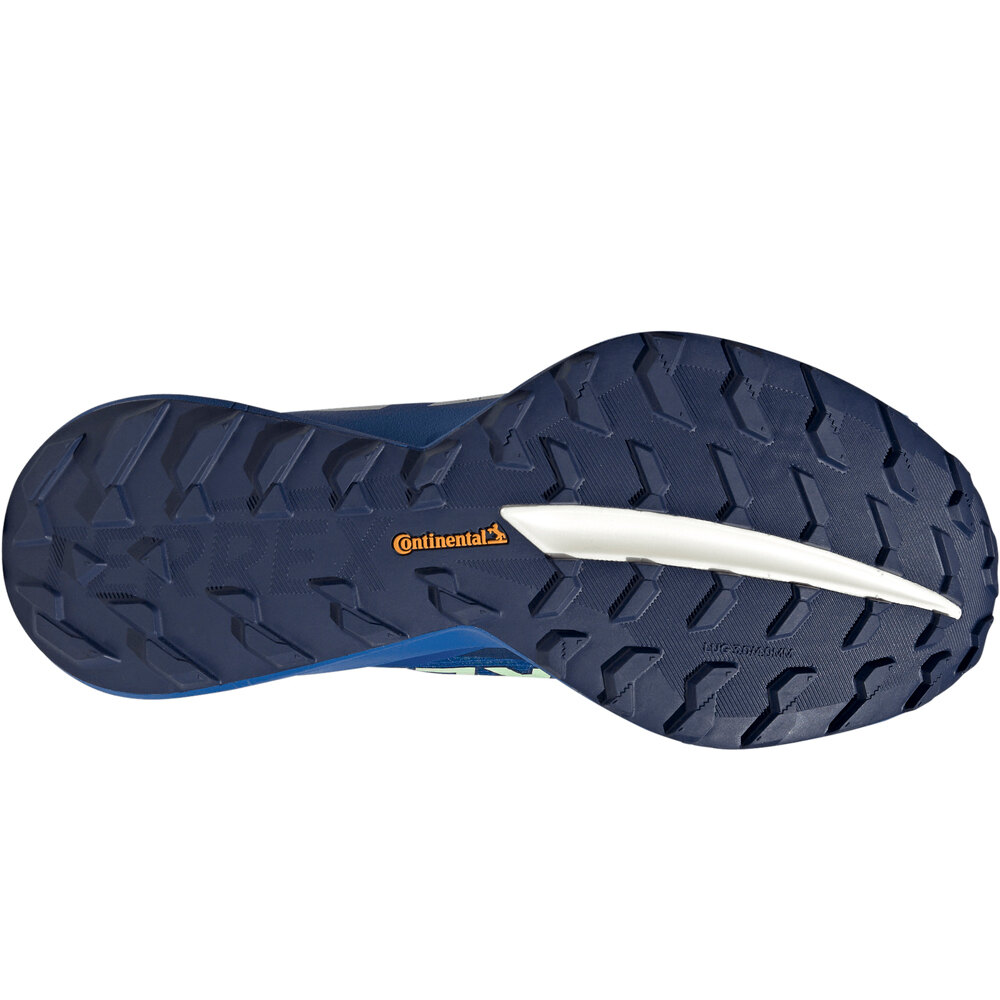 adidas zapatillas trail hombre TERREX AGRAVIC SPEED ULTRA 2 AZUL vista superior