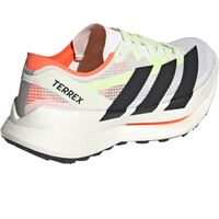 adidas zapatillas trail hombre TERREX AGRAVIC SPEED ULTRA 2 BLANCO vista trasera